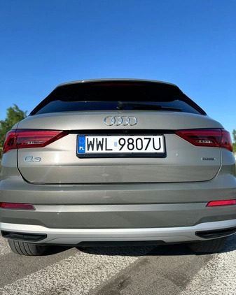 Audi Q3 cena 114700 przebieg: 77000, rok produkcji 2019 z Kobyłka małe 379